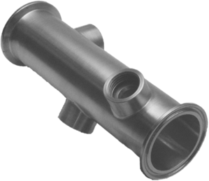 Keyhole Sanitary RTD - multiple sensor instrument tee pipe fitting